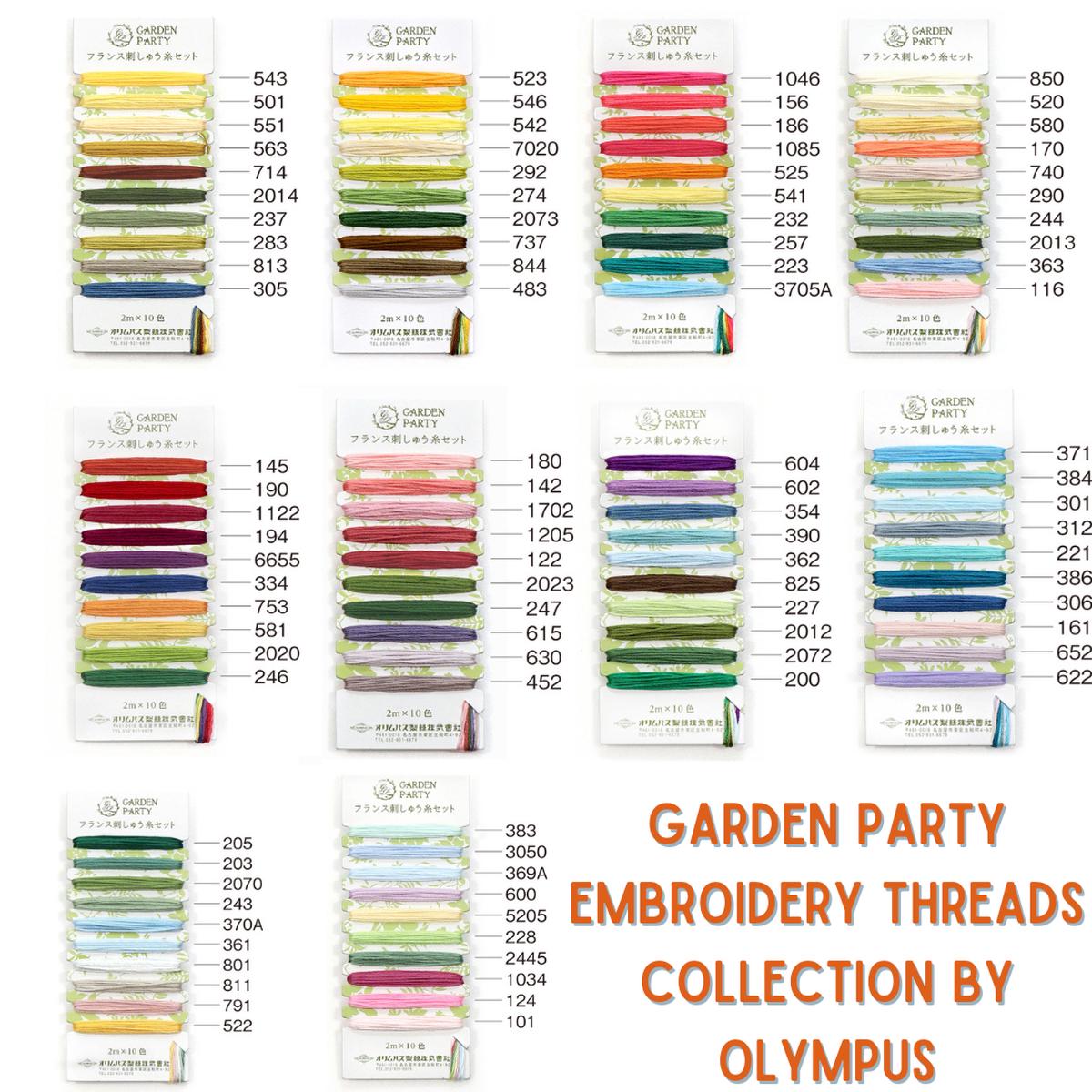Garden Party EMBROIDERY THREADS Collection
