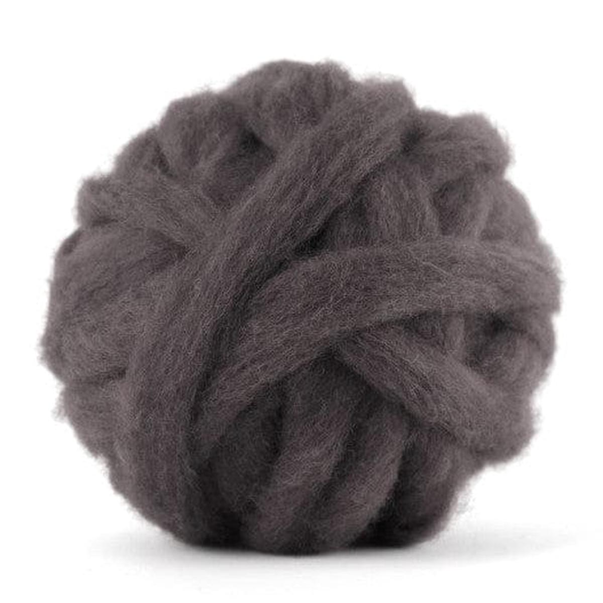 Carded Corriedale Sliver - Pewter