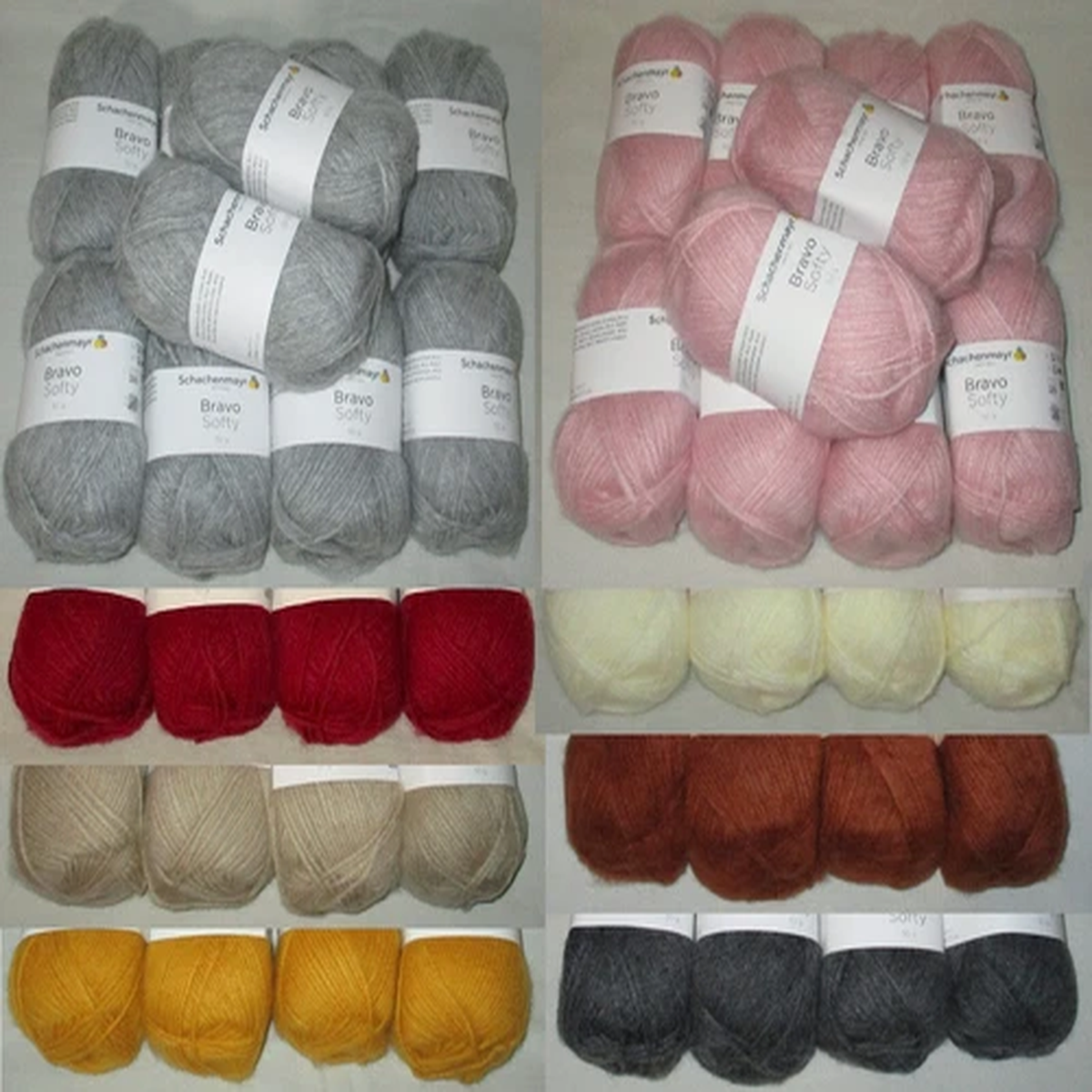 ( 27.00/kg) 500 gr Bravo Softy by Schachenmayr-cuddly fluffy yarn