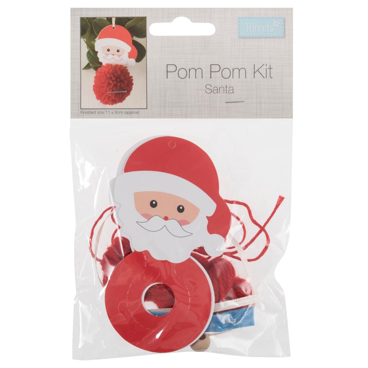 Pompom Decoration Kit - Santa