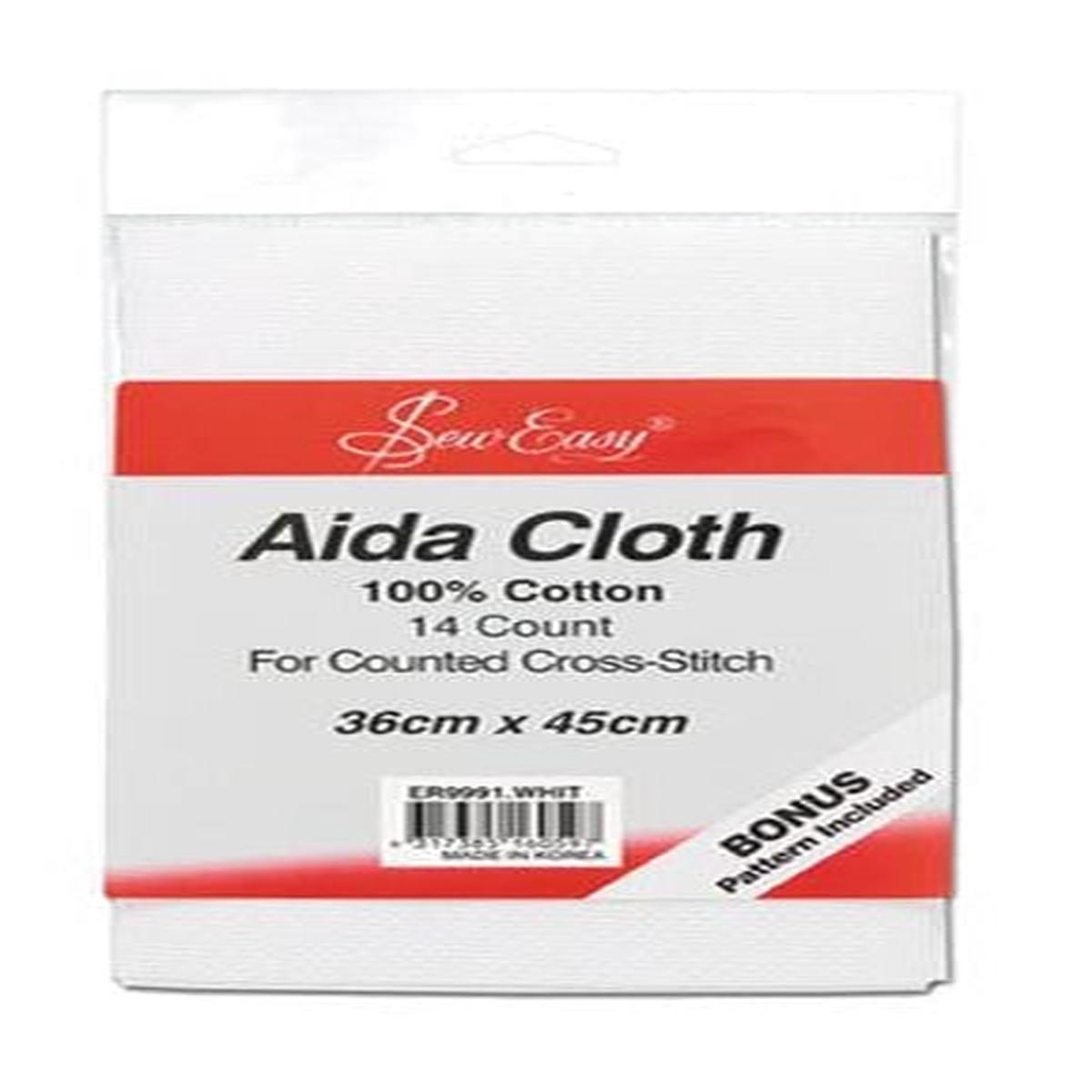 Sew Easy Pre-cut Aida Cloth Fabric - 14 Count