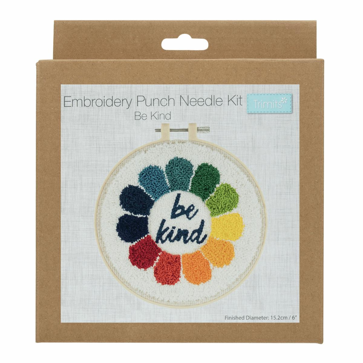 Trimits Punch Needle Kit - Be Kind