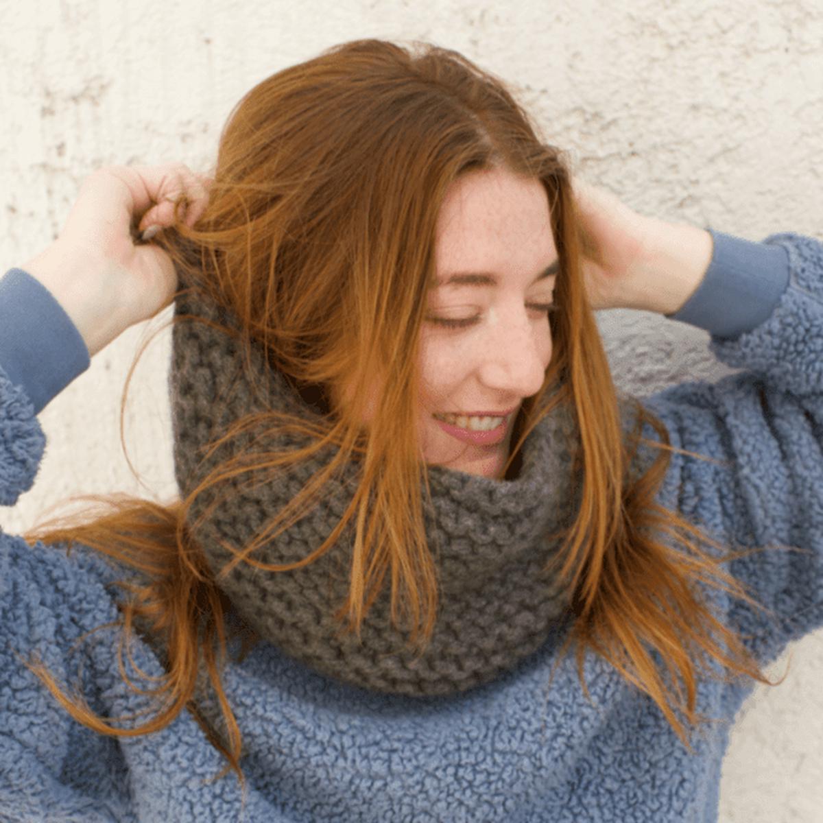 Ashland Warmer Cowl Pattern by Clinton Hill Cashmere