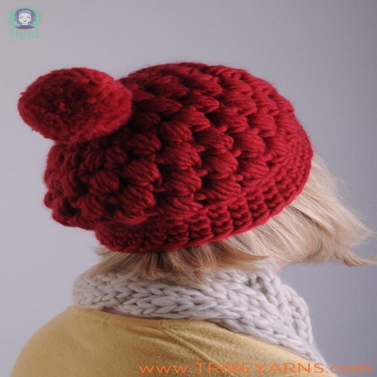 Chunky Puff Beret CROCHET Pattern