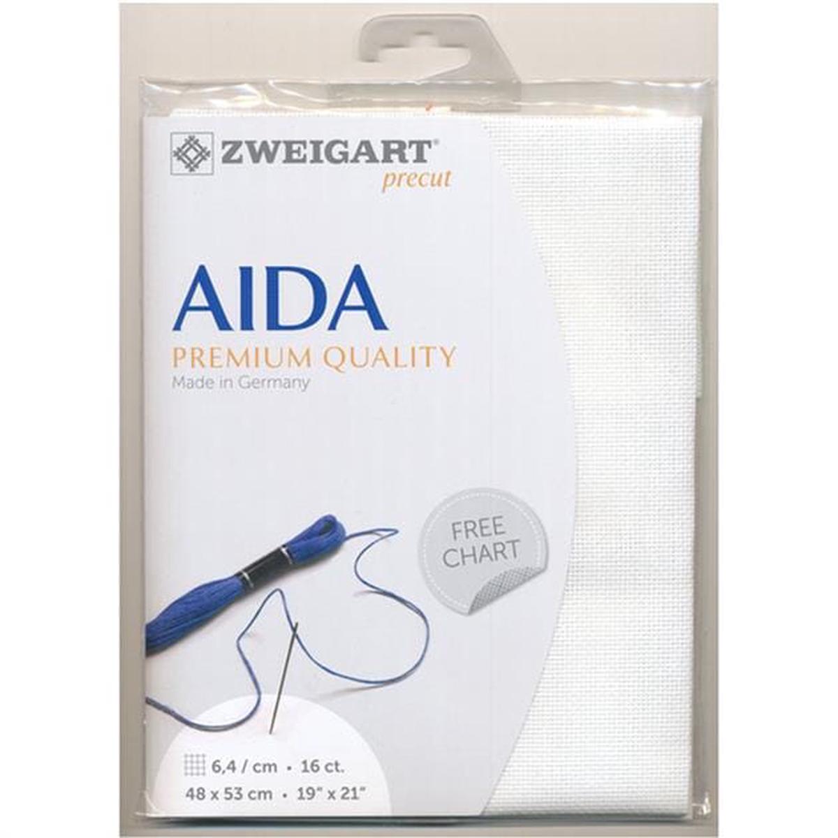 Zweigart Pre-cut Aida Cloth Fabric - 16 Count (Fat Quarter)