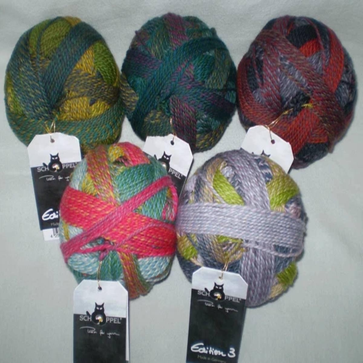 (165/kg) 50 Gr Edition 3 Schoppel Zauberball 100% Wool (Merino) color verla