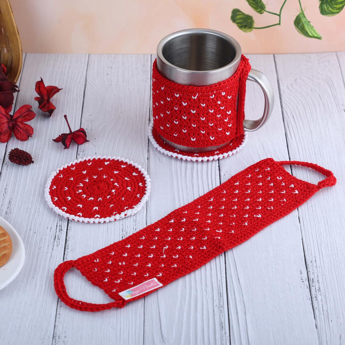 Cup Cozy and Coaster Pattern