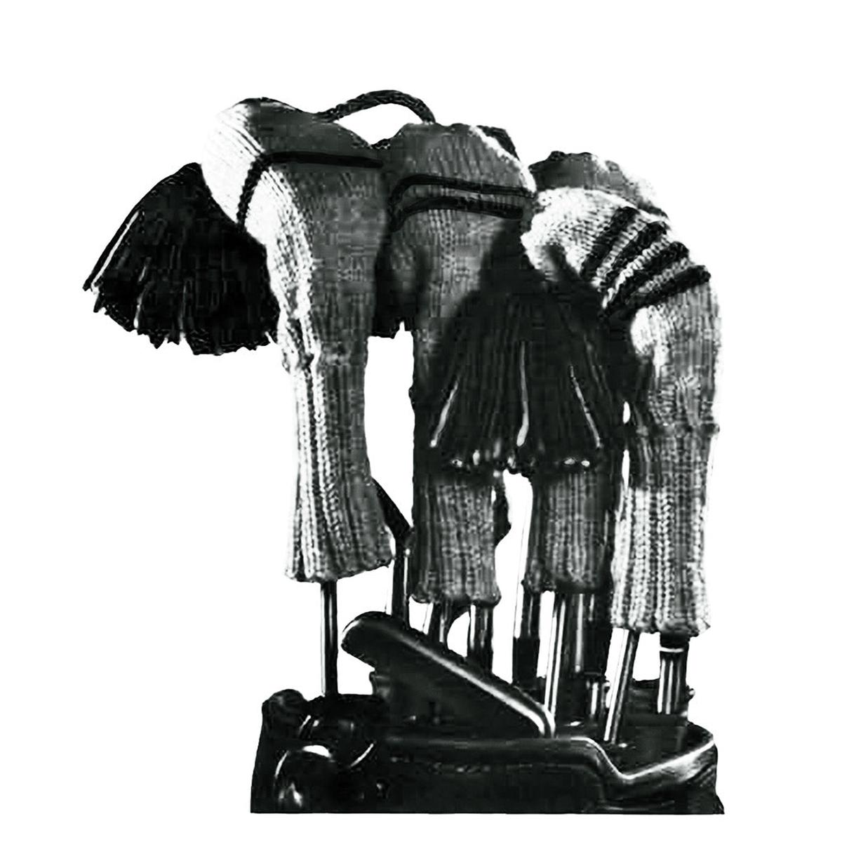 Striped Golf Club Covers Pattern
