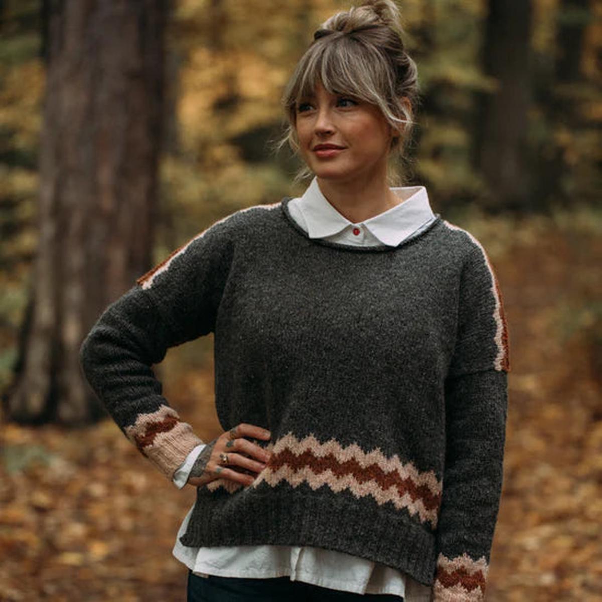 Andrea Mowry Zig Sweater Pattern