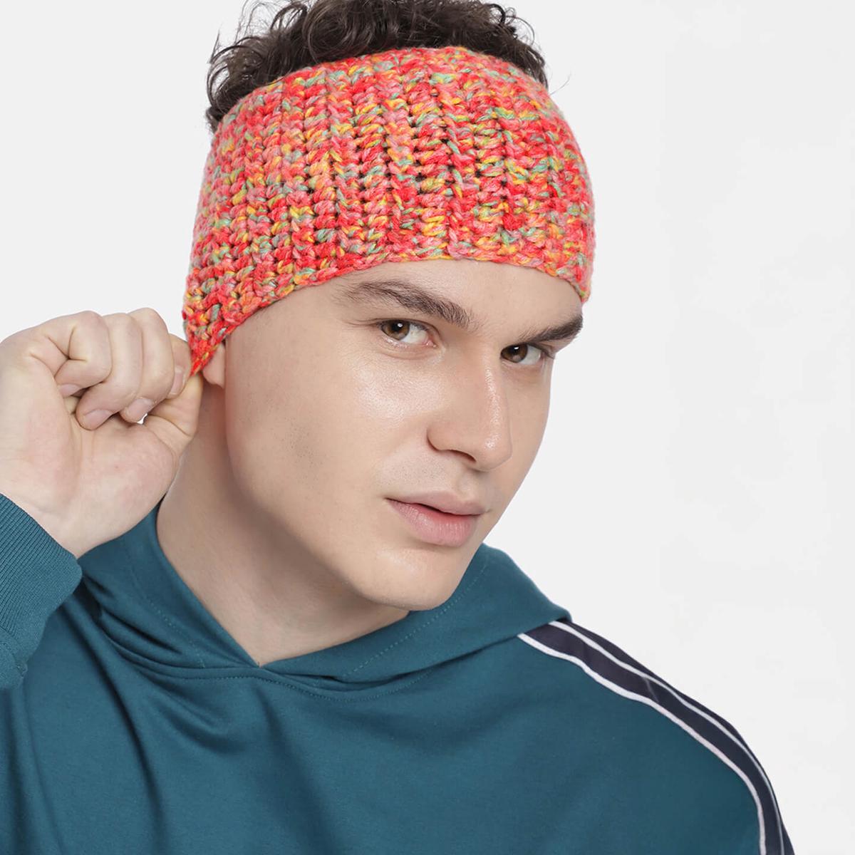 Crochet Headband - Orange 10411