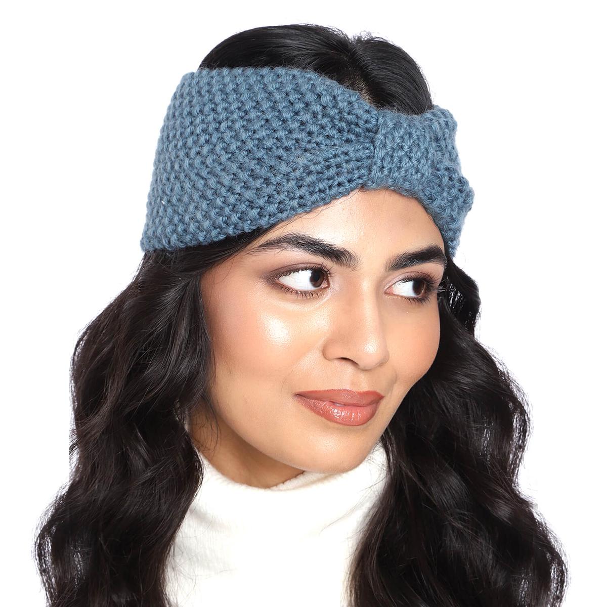 Bow Headband - Storm Blue 47