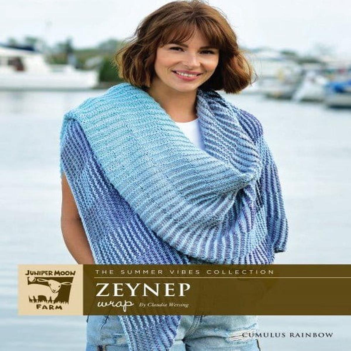 ZEYNEP WRAP Pattern by Juniper Moon Farm - Leaflet