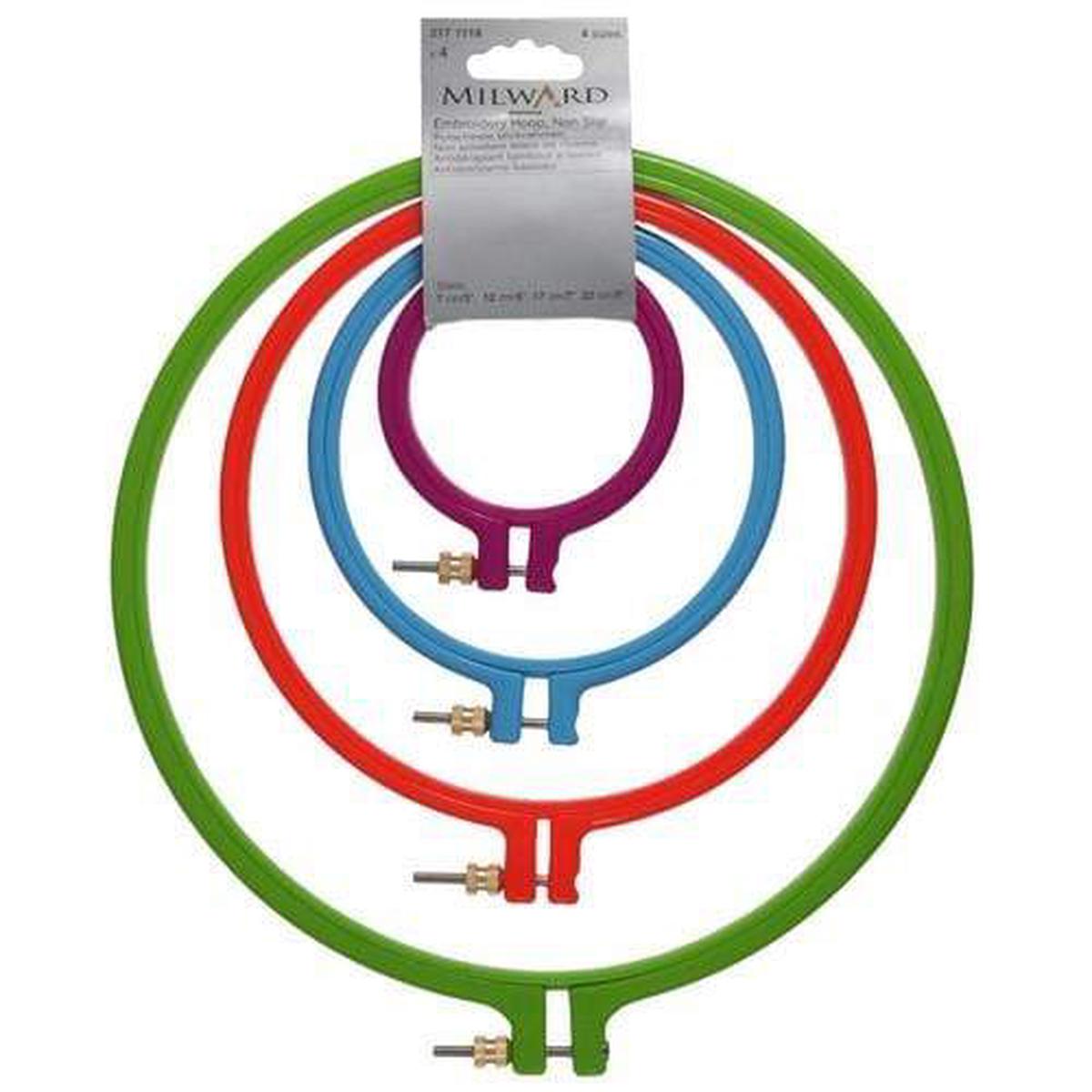 Milward Non-Slip Embroidery Hoop Set (3" - 9")